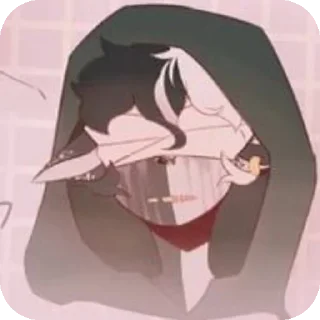 😔 emoji Ranboo  (Dream SMP) Telegram sticker 10 of 120