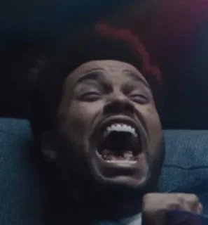 🤣 emoji The Weeknd Telegram sticker 10 of 24