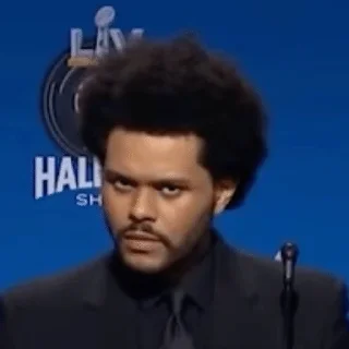 🤨 emoji The Weeknd Telegram sticker 7 of 24