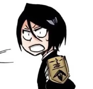 🌟 emoji Рукия Кучики @destedXD Telegram sticker 19 of 40