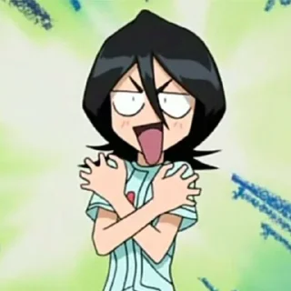 🌑 emoji Рукия Кучики Telegram sticker 12 of 32