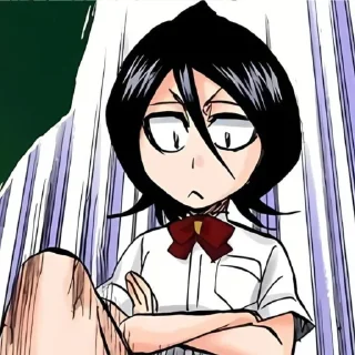 🌑 emoji Рукия Кучики Telegram sticker 8 of 32