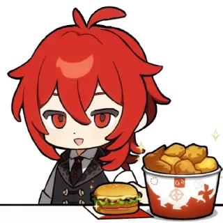 🍗 emoji Genshin impact Telegram sticker 24 of 32