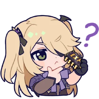 ⁉️ emoji Genshin impact Telegram sticker 9 of 32
