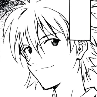 🎹 emoji Kaworu Nagisa ≈ @wujsed Telegram sticker 17 of 67