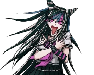 😏 emoji 🎭ibuki mioda🎸 @Asukalsl Telegram sticker 17 of 120