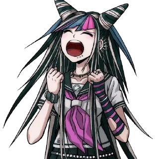 😨 emoji 🎭ibuki mioda🎸 @Asukalsl Telegram sticker 14 of 120