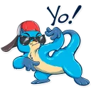 😎 emoji Otter Mr. Otto Telegram sticker 10 of 35