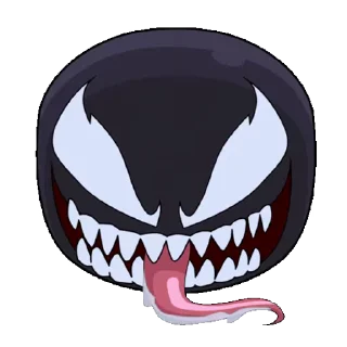 🖤 emoji Venom @stickerstgrm Telegram sticker 19 of 35