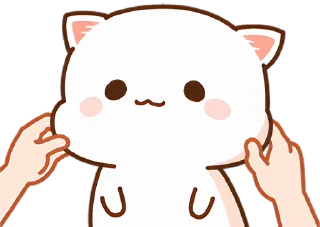 🥰 emoji Peach Cats Pt.1 @jp_stickers Telegram sticker 11 of 24