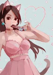 💋 emoji Покет сага ня Telegram sticker 21 of 57