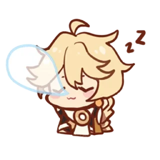 😪 emoji Paimon's Paintings 1 Telegram sticker 1 of 112