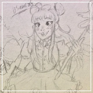 🎀 emoji Human!Usami :: @UsamiHope Telegram sticker 16 of 50