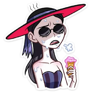🫠 emoji Аннабель (@TgSticker) Telegram sticker 19 of 48