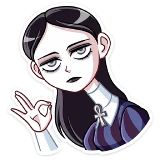 👌 emoji Аннабель (@TgSticker) Telegram sticker 7 of 48