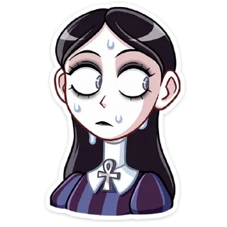 😳 emoji Аннабель (@TgSticker) Telegram sticker 21 of 48