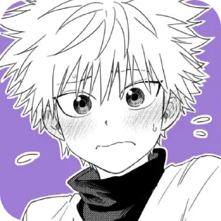 👄 emoji Killua      (@rice_kitten) Telegram sticker 22 of 25