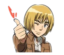 👍 emoji Shingeki No Kyojin Telegram sticker 13 of 104