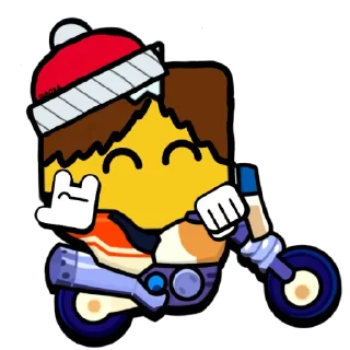 🏍️ emoji писька шапки🤪 Telegram sticker 14 of 22