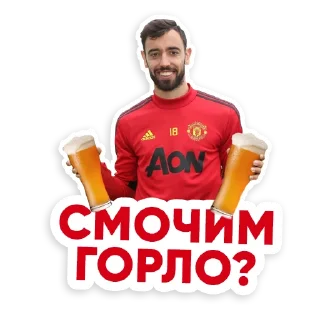 🍻 emoji Red Devils Telegram sticker 10 of 60