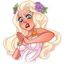 😥 emoji Girl in Love Telegram sticker 10 of 35