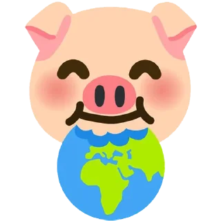 🕍 emoji Pig wrld Telegram sticker 18 of 28