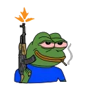 🔫 emoji pepe Telegram sticker 8 of 11