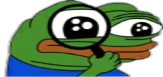 🔍 emoji pepe Telegram sticker 12 of 97