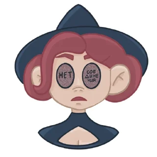 📵 emoji Rebecca by @art_eva_noir Telegram sticker 22 of 30