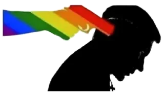🧠 emoji Lgbt sucks Telegram sticker 17 of 23