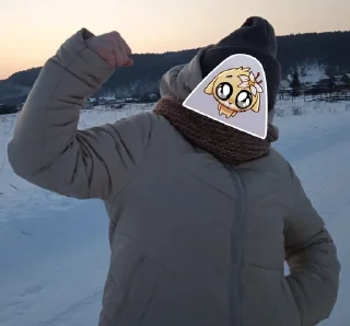 💪 emoji Машка Telegram sticker 22 of 32