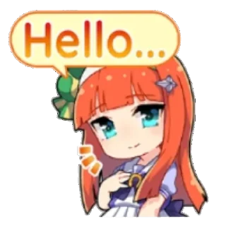 Sticker from Umamusume