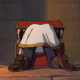 🍑 emoji фрирен от полупопера Telegram sticker 6 of 65