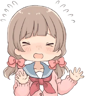 😰 emoji Usagikei Kanojo Pt.2 @jp_stickers Telegram sticker 15 of 40