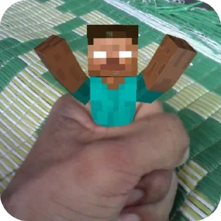 🔥 emoji Herobrine • @Earth928B Telegram sticker 17 of 45