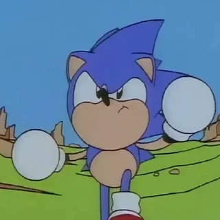 Sticker from Sonic CD by @sonic_the_hednehog