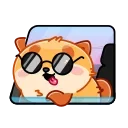 😎 emoji Crazy Donut @IMG2D Telegram sticker 10 of 22