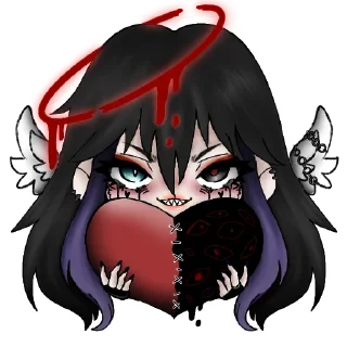 💔 emoji ×rose× Telegram sticker 7 of 7