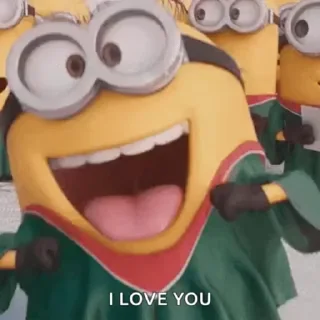 😌 emoji Minions Telegram sticker 6 of 41