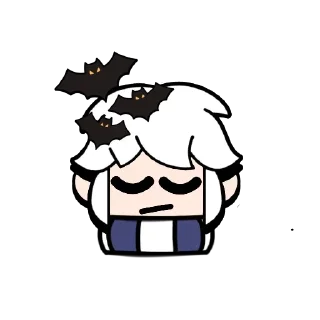 😐 emoji Мрачный Уголок Telegram sticker 10 of 13