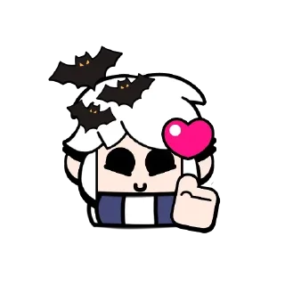 💗 emoji Мрачный Уголок Telegram sticker 5 of 13