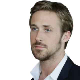 😶 emoji Ryan Gosling Telegram sticker 10 of 71