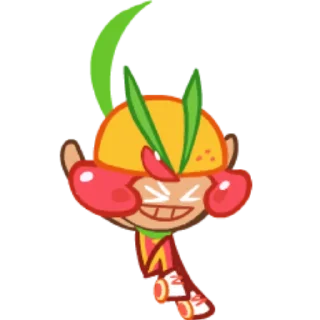 🥭 emoji Grapefruit Cookie! Telegram sticker 12 of 56