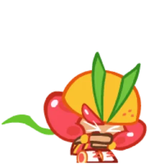 🥭 emoji Grapefruit Cookie! Telegram sticker 22 of 56