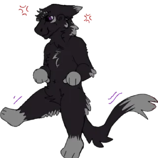 😠 emoji Sergal Маугли Telegram sticker 18 of 65