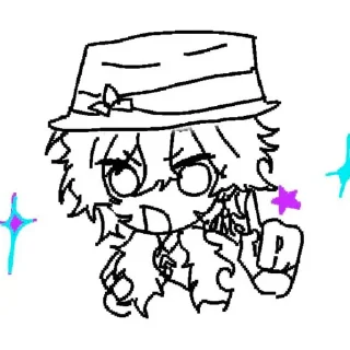 ☝️ emoji Aventurine+others|@XindenSAO Telegram sticker 12 of 120