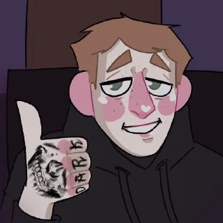 👍 emoji балбес пак Telegram sticker 13 of 63