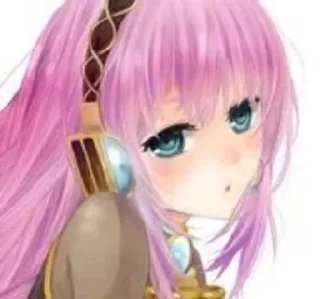 😲 emoji Luka, Megurine Luka Telegram sticker 12 of 113
