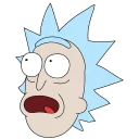 😦 emoji R&M (Rick) Telegram sticker 17 of 27