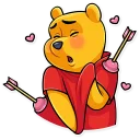 😍 emoji Winnie the Pooh Telegram sticker 6 of 35